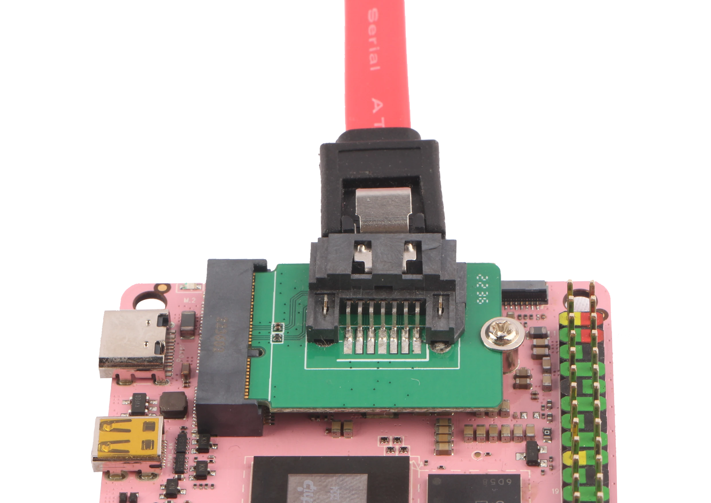 M.2 E key to SATA Breakout Board