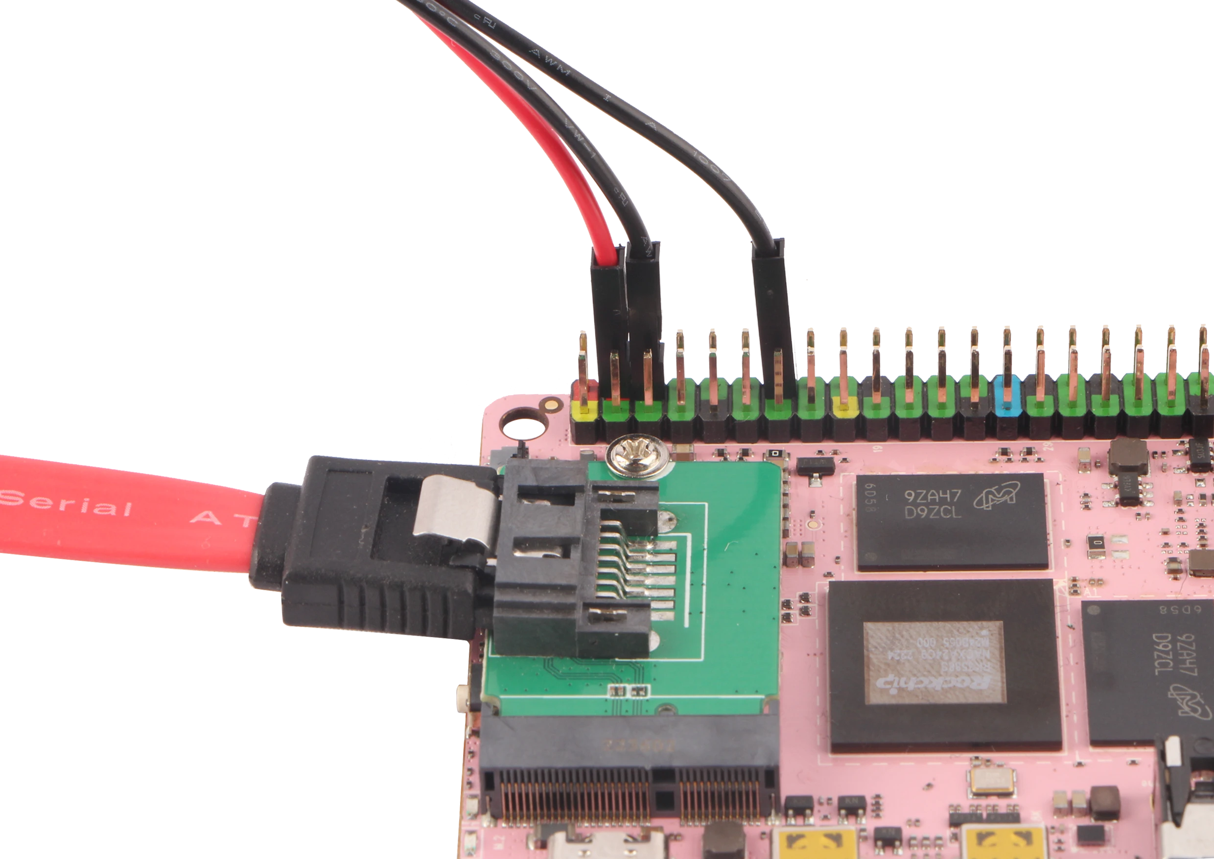 M.2 E key to SATA Breakout Board