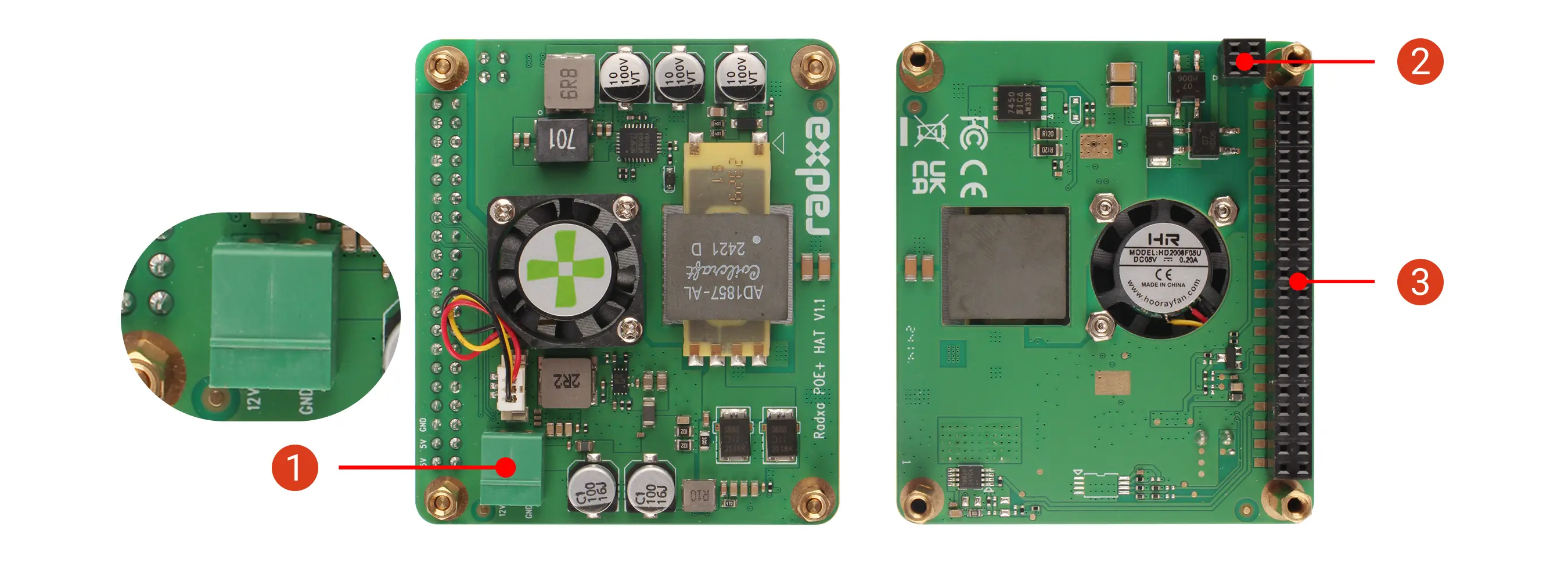 25W PoE pinout