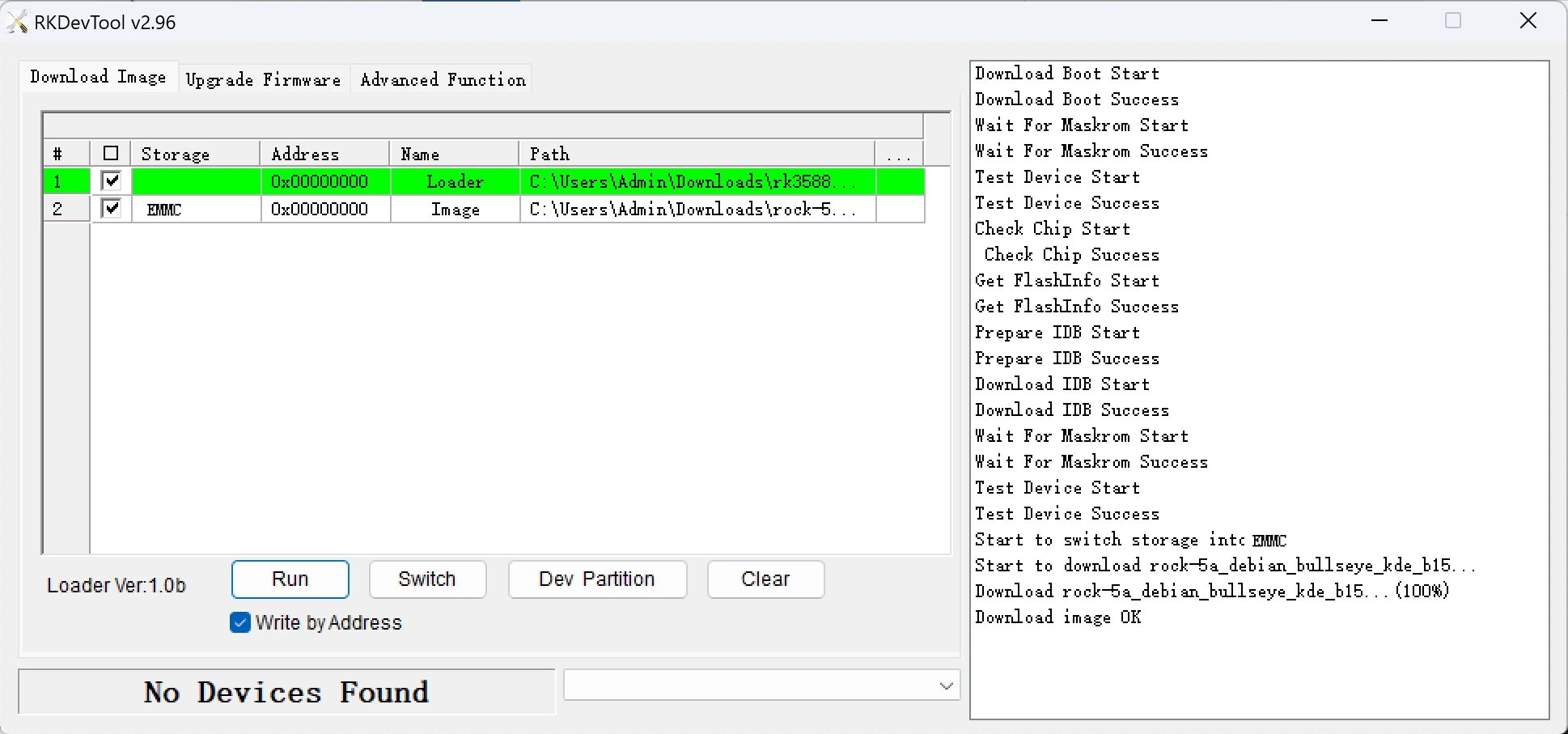 RKDevTool complete
