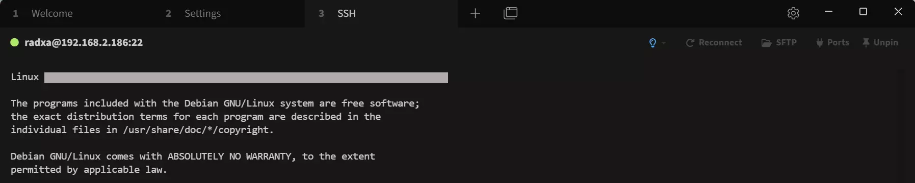 SSH Connection Successful