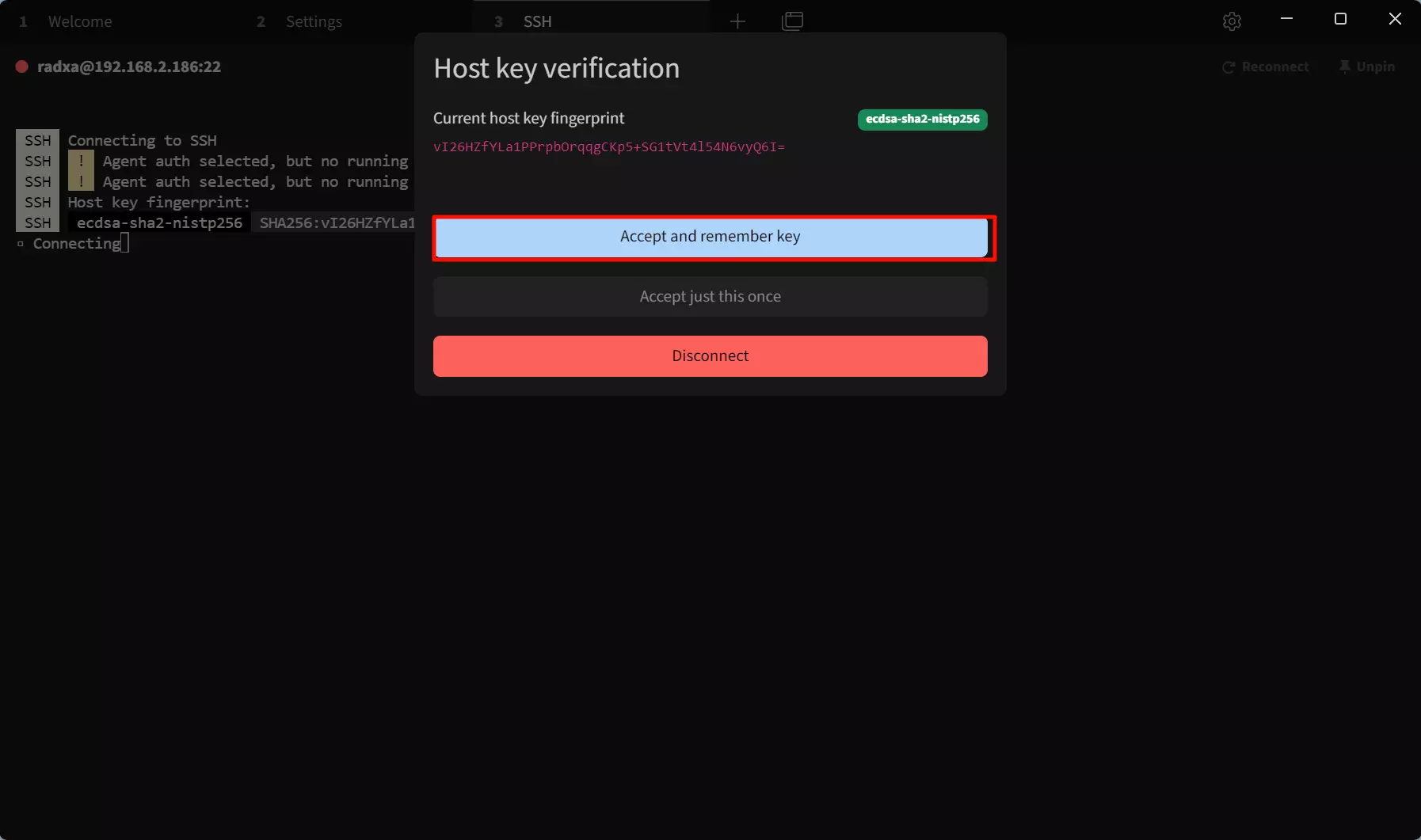 SSH Key Verification