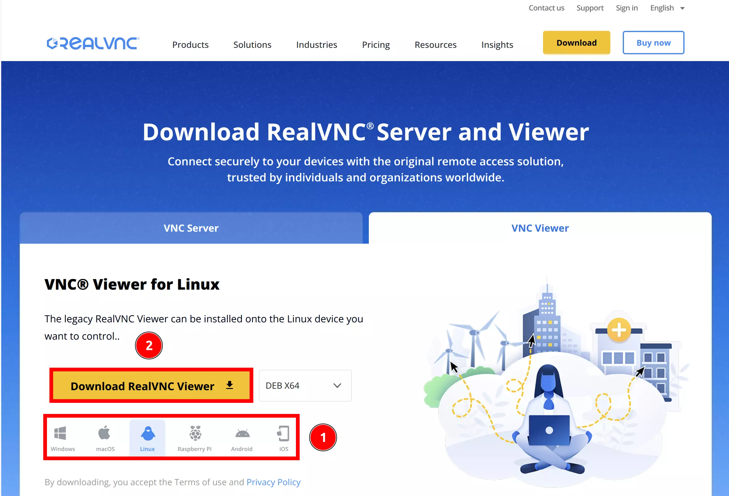 VNC Viewer Download Page