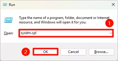 Windows Run Dialog