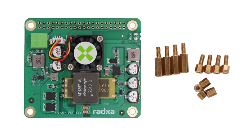 Radxa 23W PoE HAT