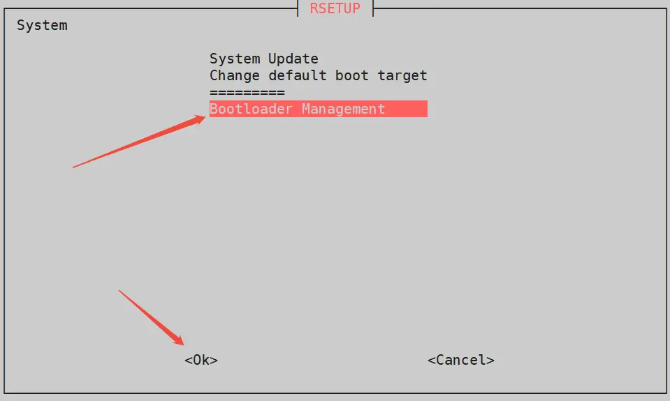 bootloader management