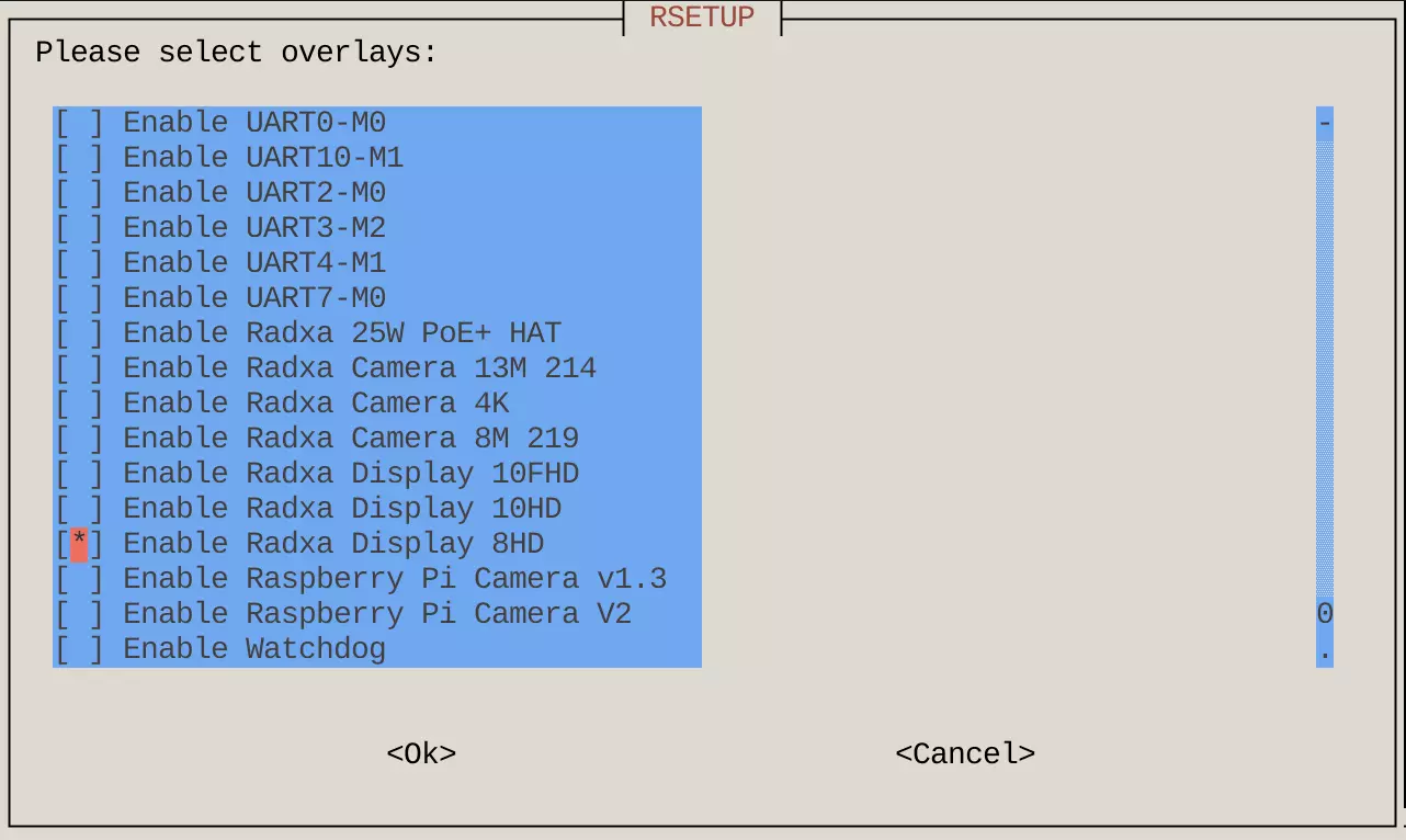 Enable Radxa Display 8 HD